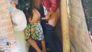 Indian hottie gets down and dirty in the great outdoors